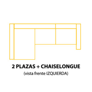 2PL+CH IZQUIERDO (Largo 250 x Alto 102 x Fondo 160) ±
