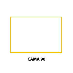 Cama 90 (Largo 100 x Alto 120) ±