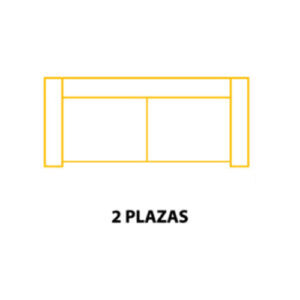 2PL (2 ASIENTOS de 60cm) (Largo 170 x Alto 105 x Fondo 110) ±